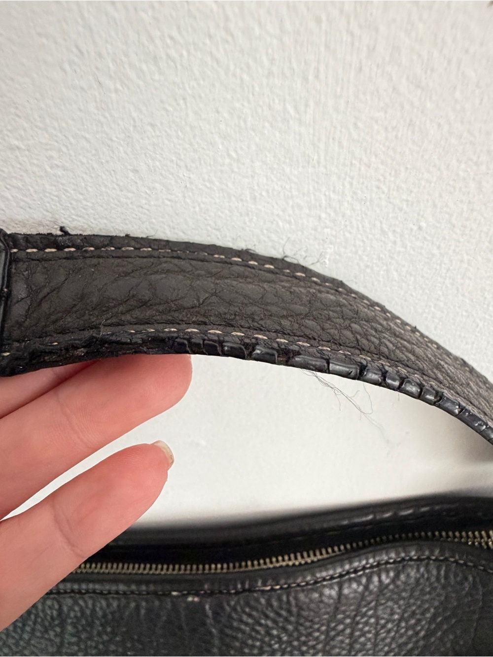 Vintage Coach F13094 Hobo Black Leather Shoulder/Hand Bag Retail $349 - Picture 16 of 16